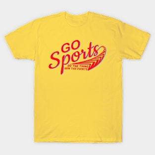 Go Sports, Do The Thing Win The Points, Retro style T-Shirt